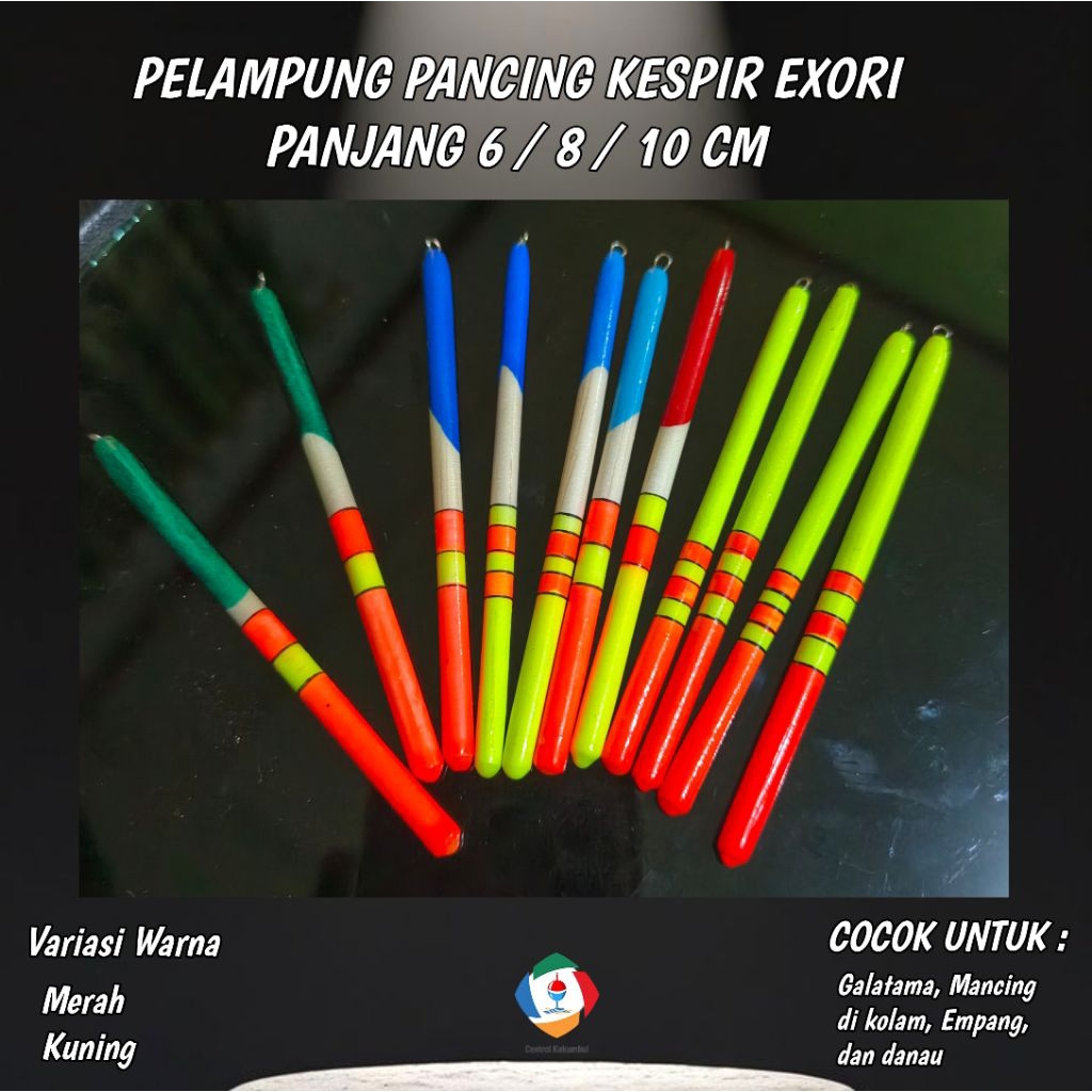 Pelampung Pancing Kumbul Kespir Exori Panjang 6 8 10 cm - kambangan