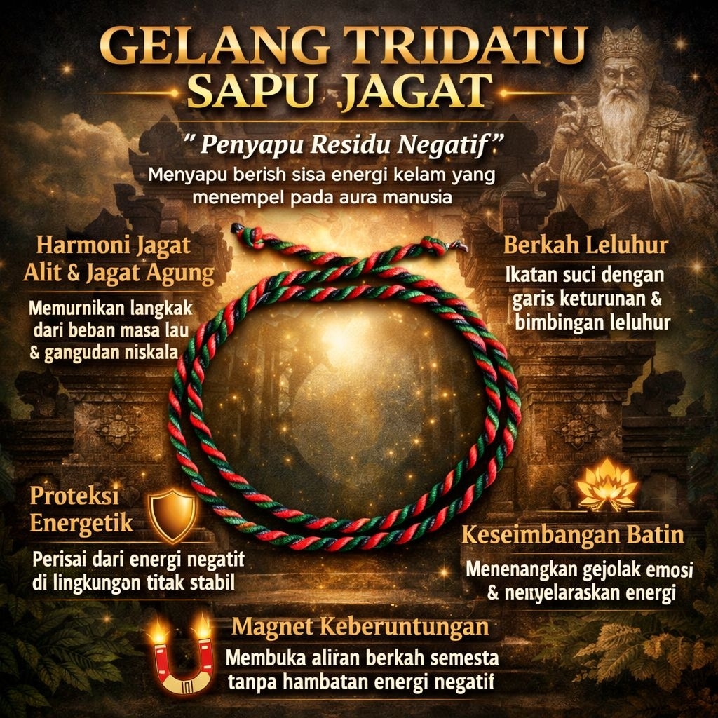 gelang benang tridatu sapu jagat pasupati