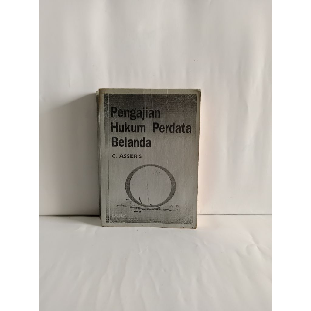 Pengajian Hukum Perdata Belanda Oleh C ASSER'S