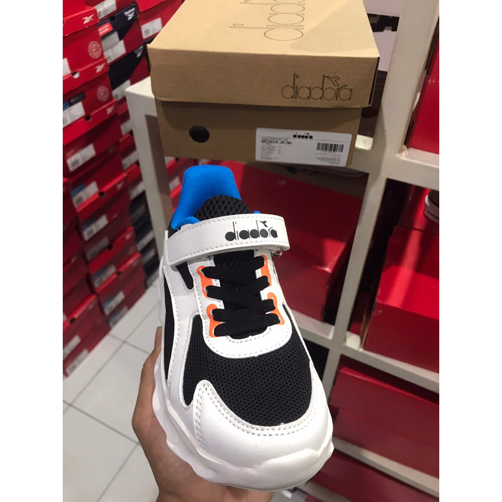 BIG SALE DIADORA NEVADA PUTIH [DIAX15320403] ORIGINAL SEPATU ANAK KIDS/SEKOLAH/RUNNING/LARI/SNEAKERS