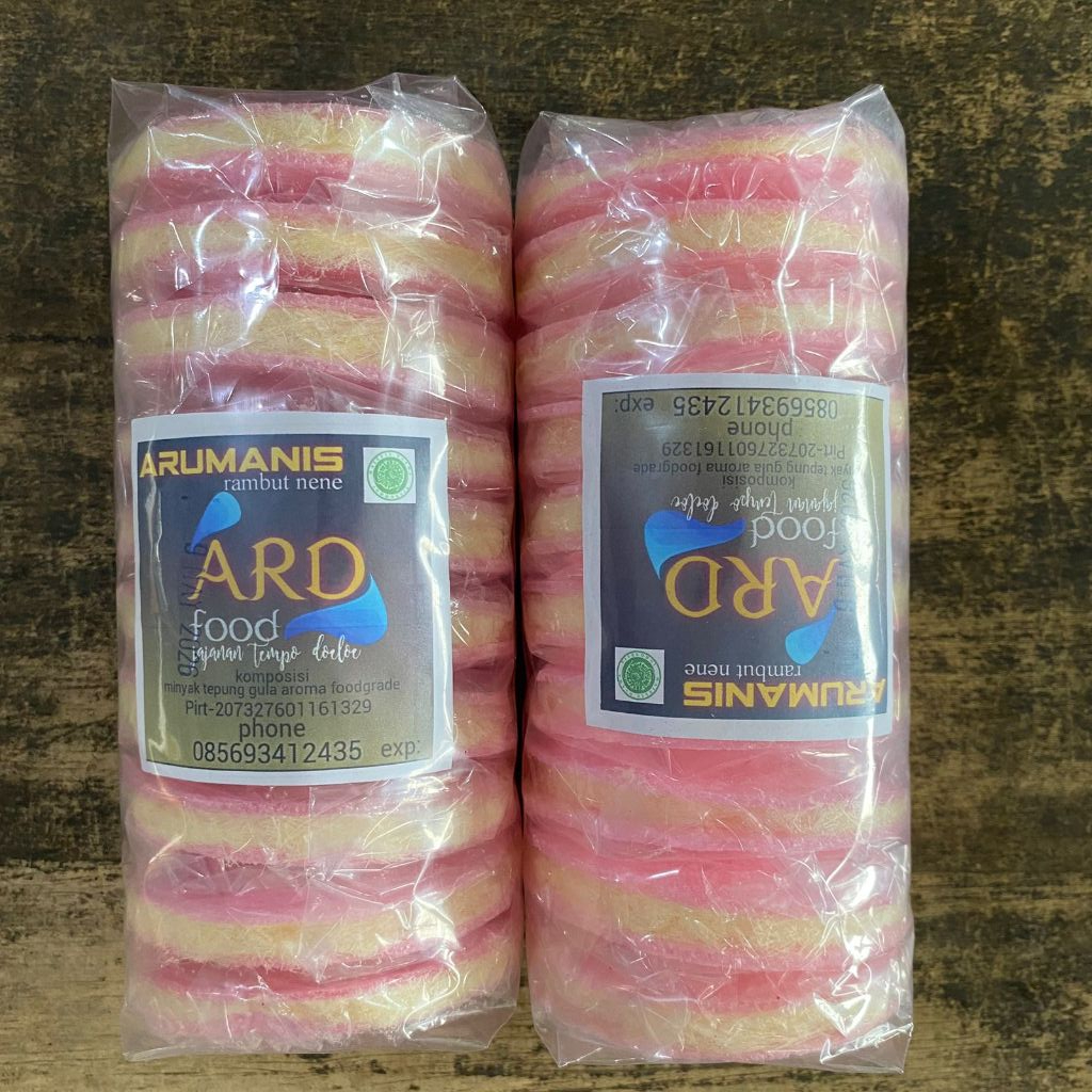 ARUM MANIS / ARUMANIS / RAMBUT NENEK / GULALI / ARUM MANIS SANDWICH ISI 10