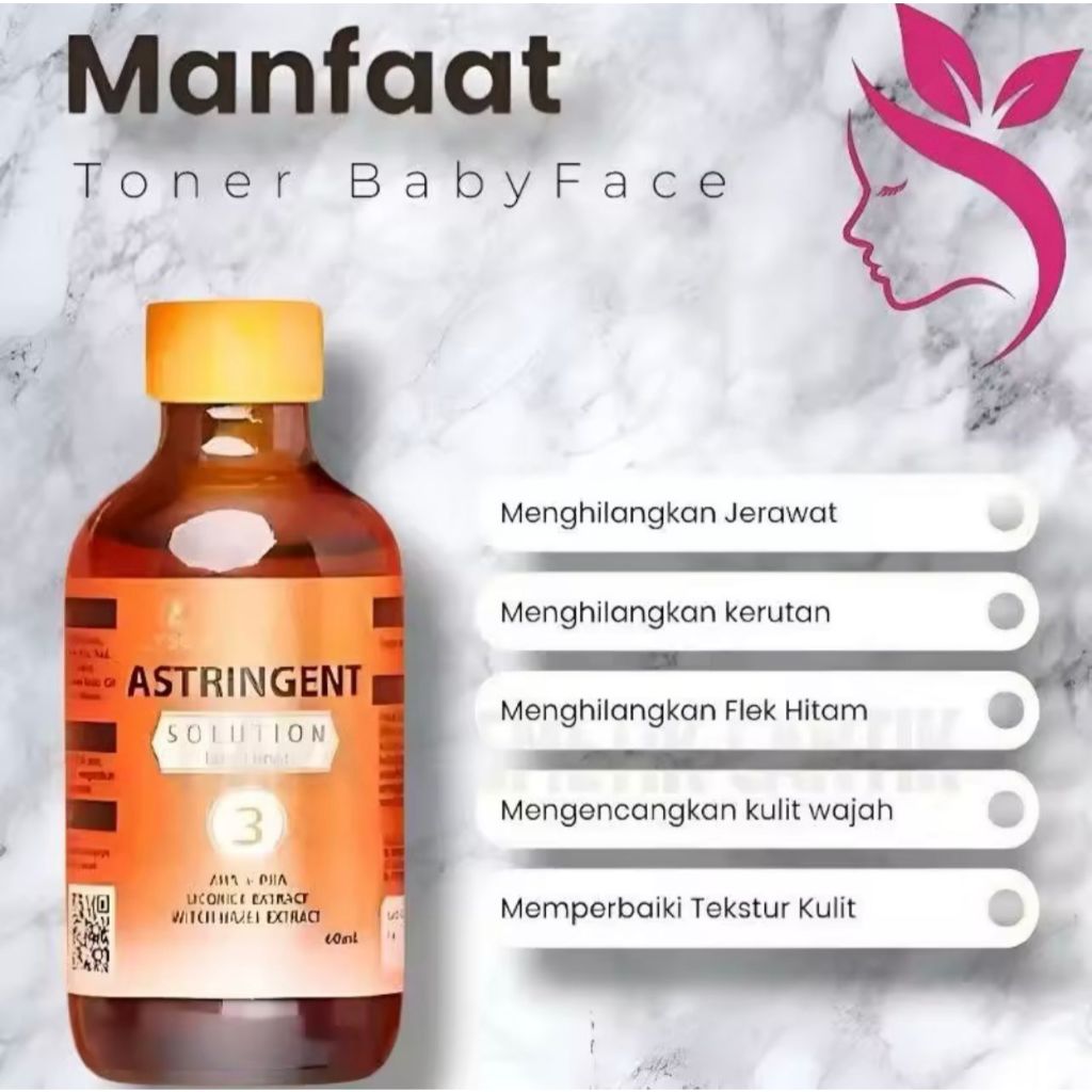 (bisa cod) toner rdl babyface asli no.3 & no.2