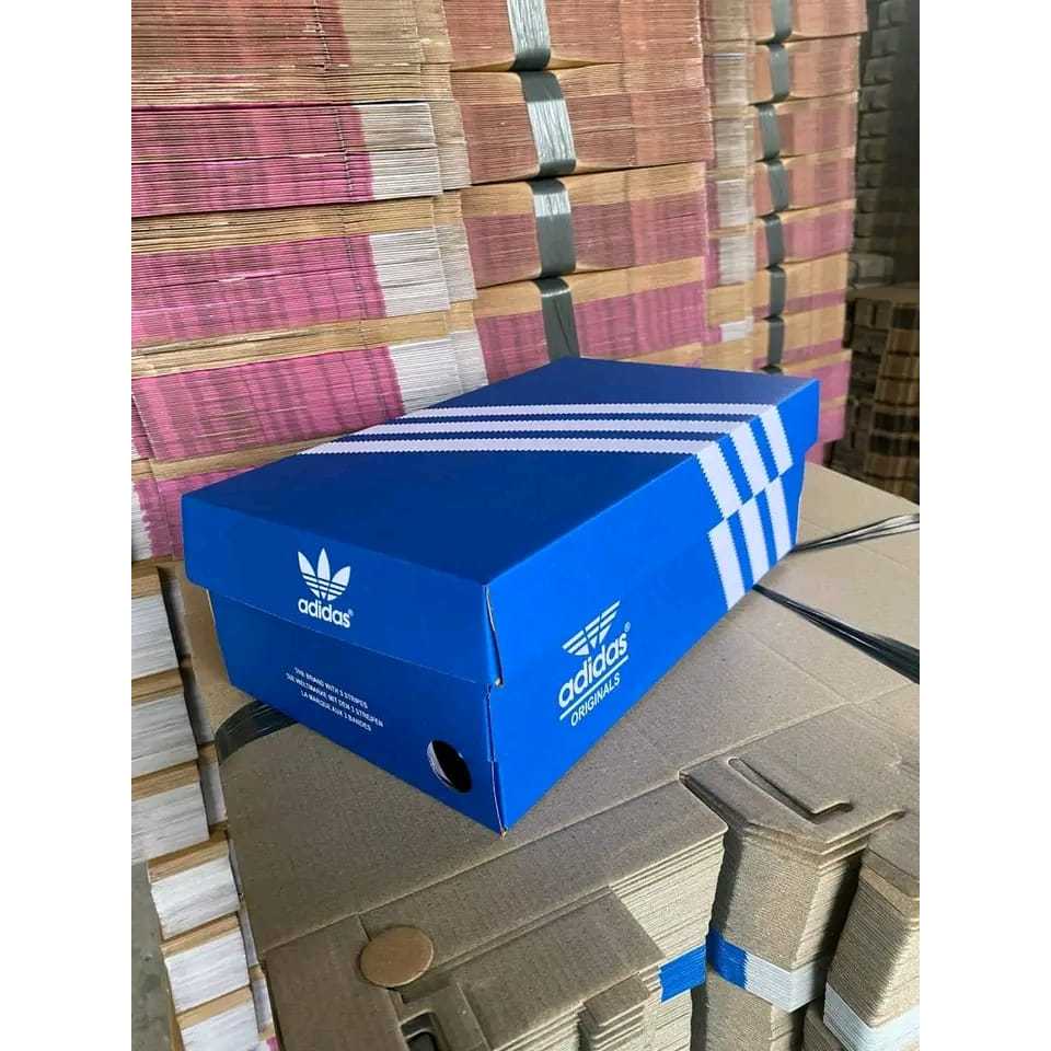 Box Dus Tempat Sepatu Adidas Biru