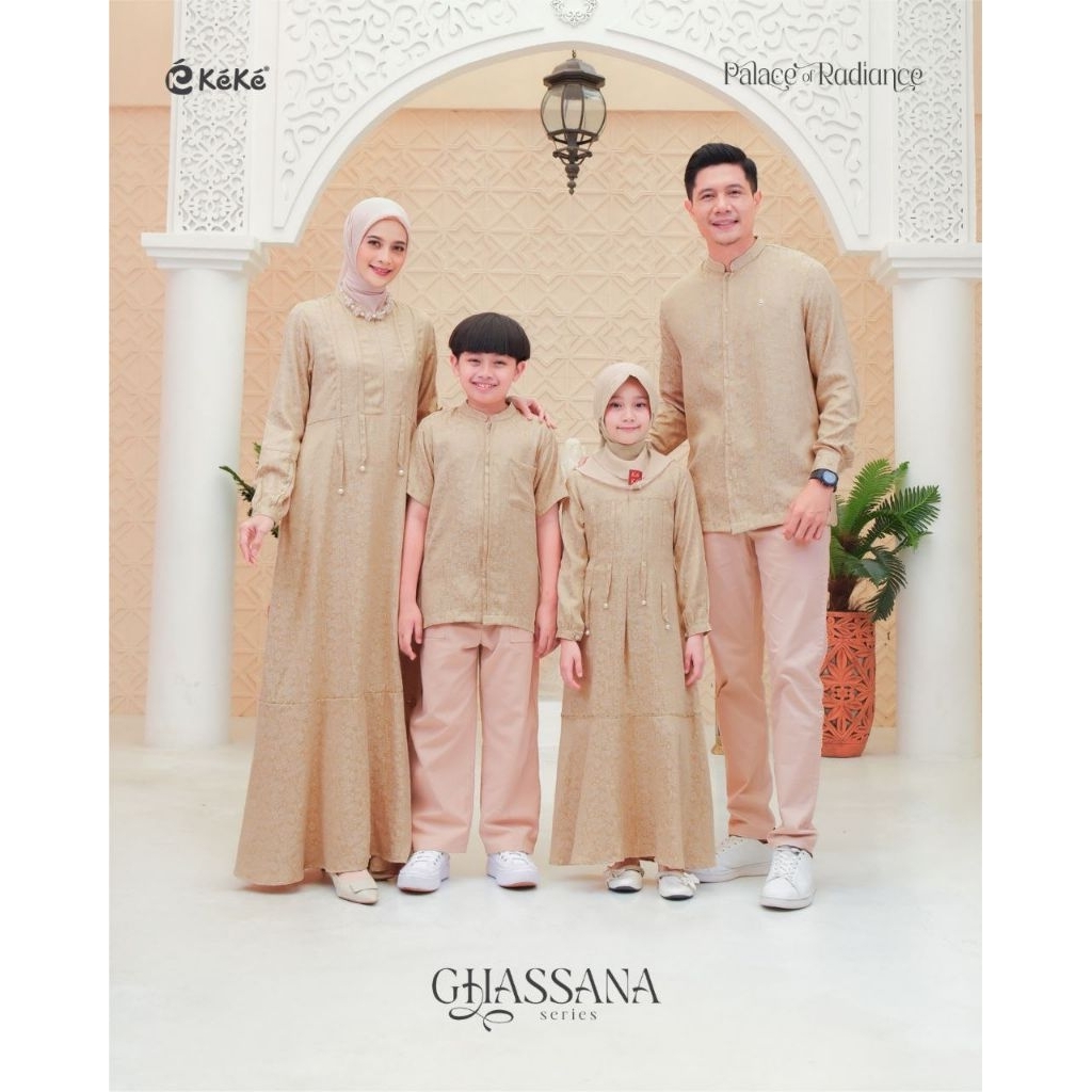 SARIMBIT KEKE TERBARU 2026 POLOS SIMPEL ELEGANT GHASSANA SERIES SOFT YELLOW