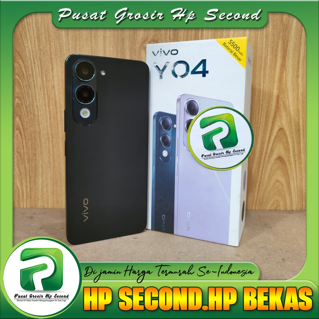 Vivo Y04 4G Ram 4/64GB | Ram 4/128GB ( Second )