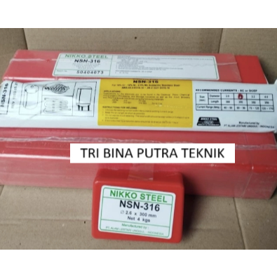 Kawat Las Stainless Steel NSN 316 2.6 MM