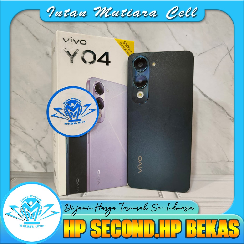 Vivo Y04 4G Ram 4/64GB | Ram 4/128GB ( Second )