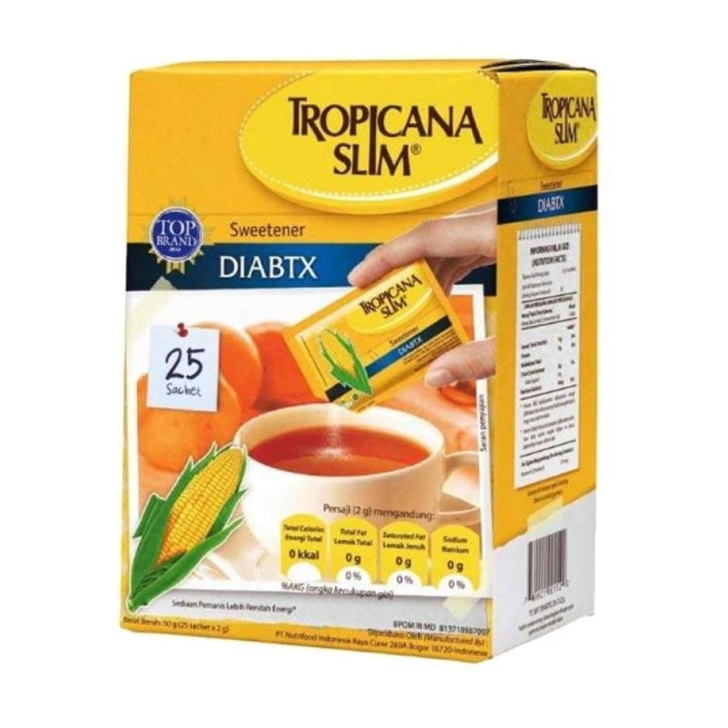 Tropicana Slim Diabetic - Bebas Gula, Rendah Kalori, Aman untuk Diet