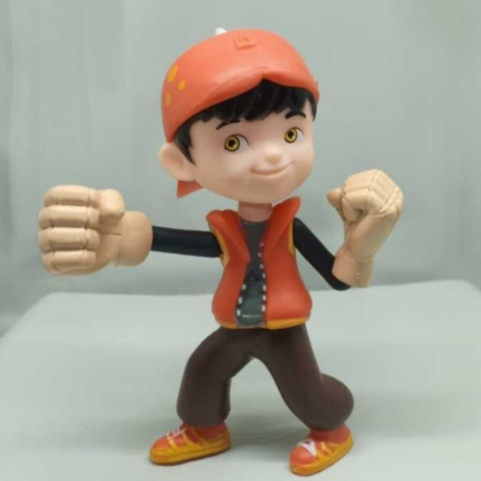 Mainan Action Figure Boboiboy Tanah PVC 12cm