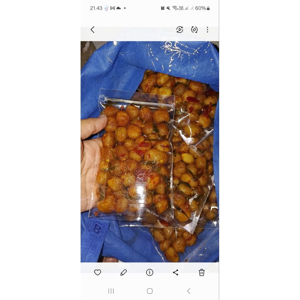 cimol pedas daun jeruk