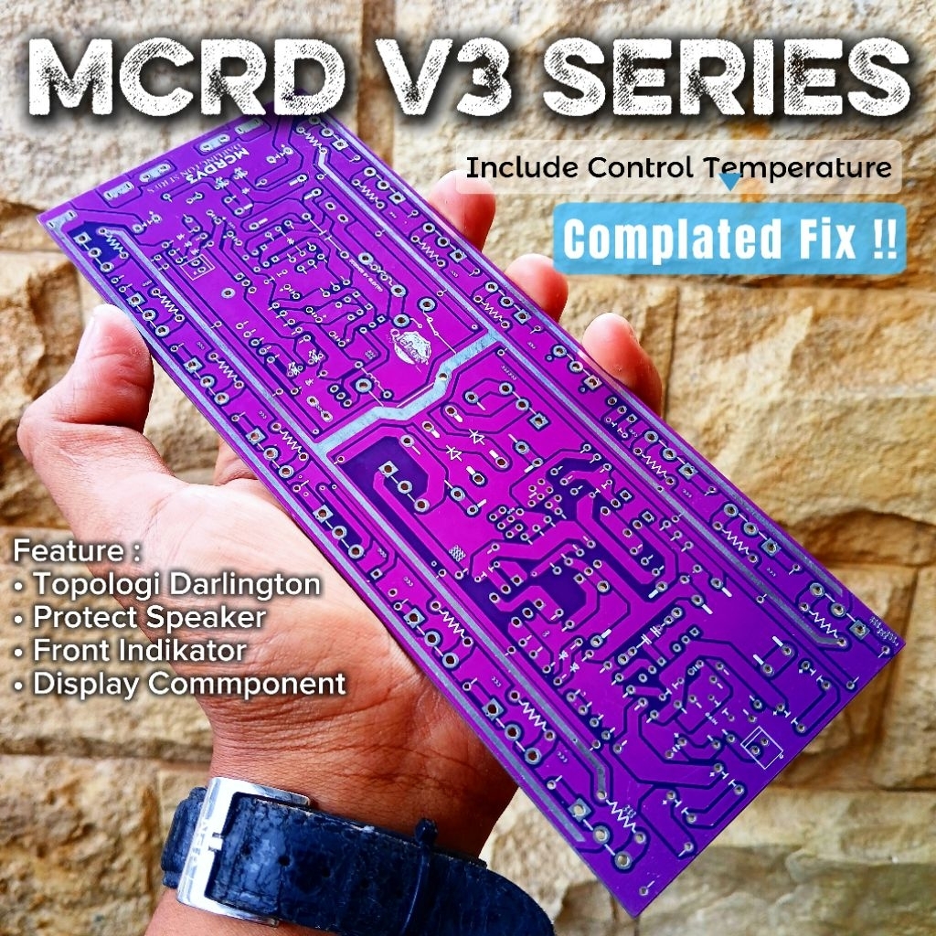 PCB MCRD V3 SERIES Double Layer | Sensor suhu | FR4 ||  PCB MCRD Kualitas Tinggi | Skematik Terbaru 