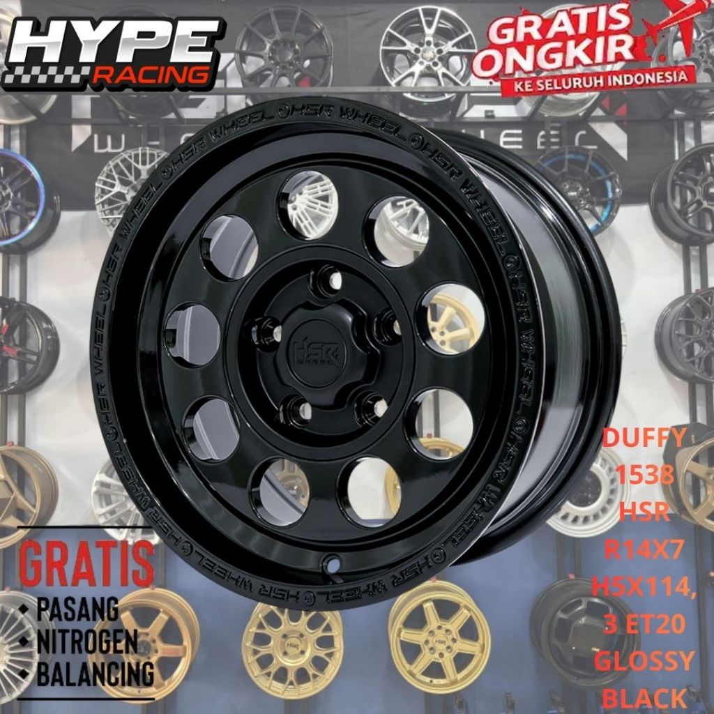 HSR Duffy Velg Mobil R14 Untuk L300 Grand Max Luxio Apv