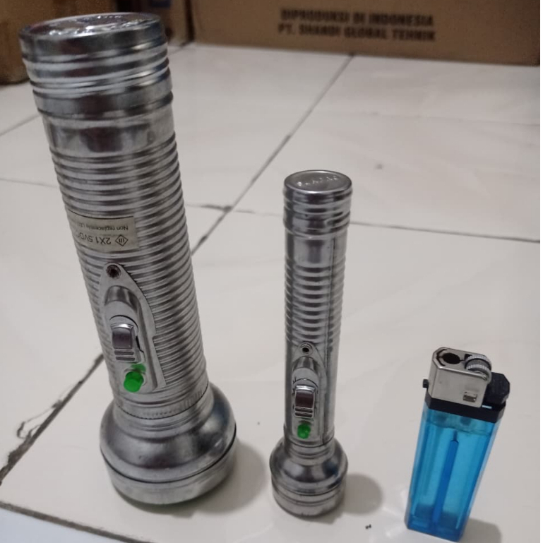 Senter Baterai Jadul Murah / Senter Jadul Antik Baterai  Stok Terbatas