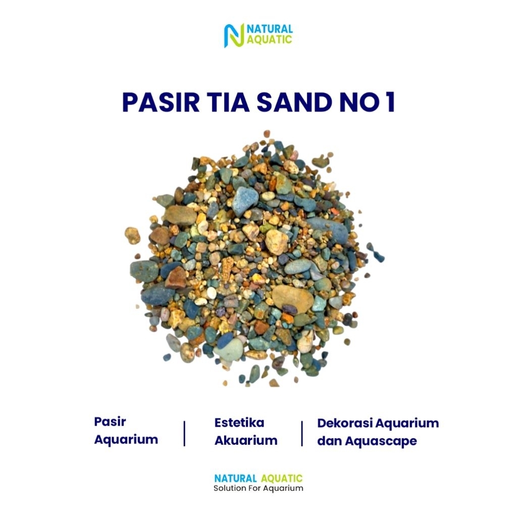 Pasir Tia Sand 1 Kg - Pasir Tia Sand Aquascape - Pasir Dekorasi Aquarium Aquascape