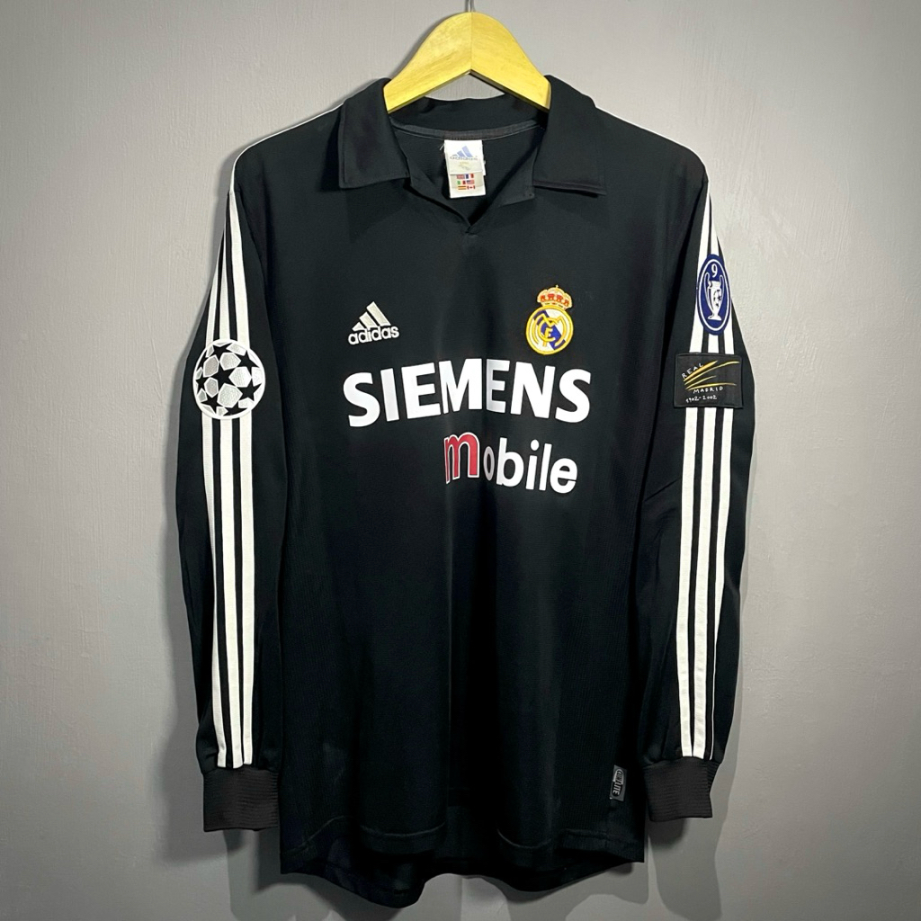 Jersey Original Real Madrid Away 2002/2003 Centenary Longslevee Zidane - M