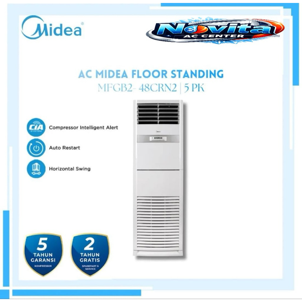 Ac Floor Standing MIDEA 5 pk MFGB2-48CRN1