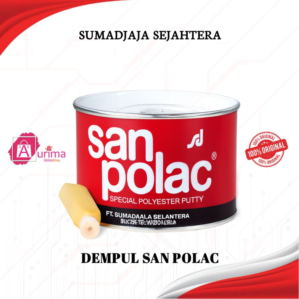 DEMPUL SAN POLAC DEMPUL KAYU DEMPUL BESI DEMPUL PLASTIK 1 KG
