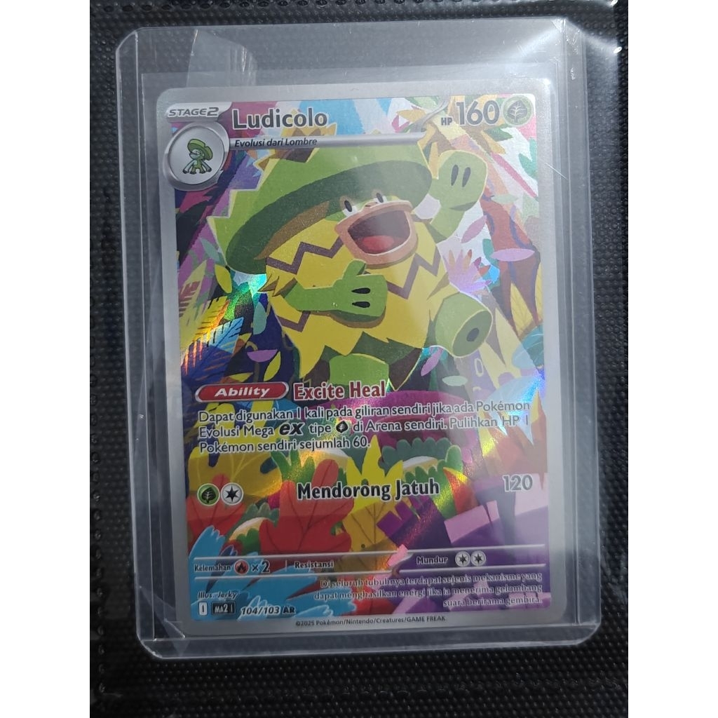 Kartu Pokemon Ludicolo AR TCG Original