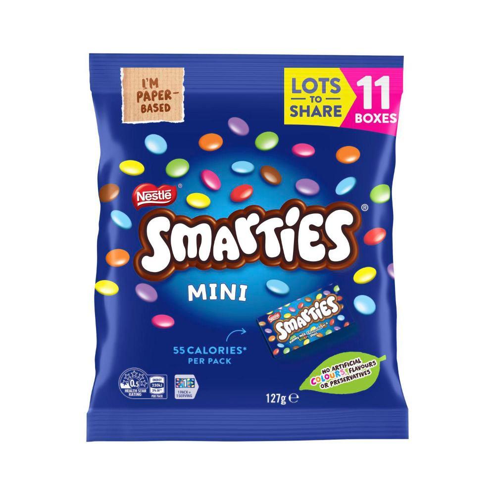 Smarties Milk Chocolate Share Pack | 11 Pieces 127g