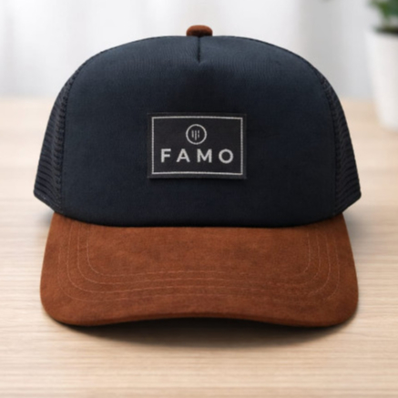 Topi Jaring Pria Keren Bordir Famo Terbaru COD