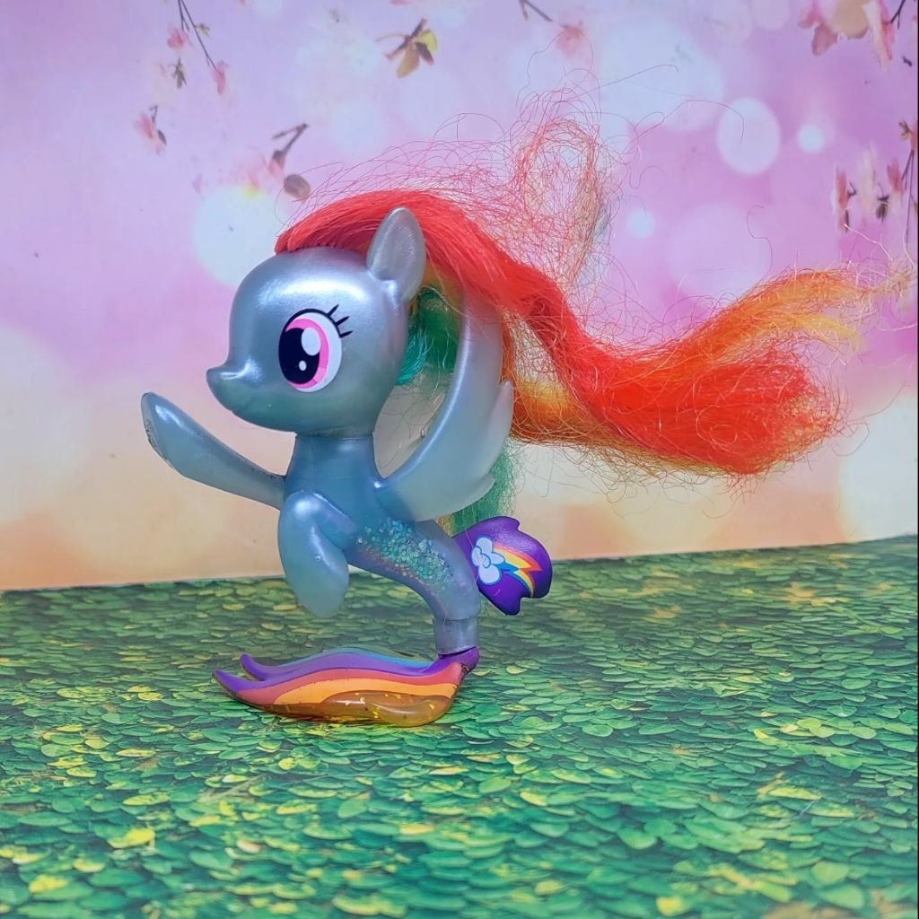 My little little pony glitter Rainbow Dash Seapony ori hasbro preloved