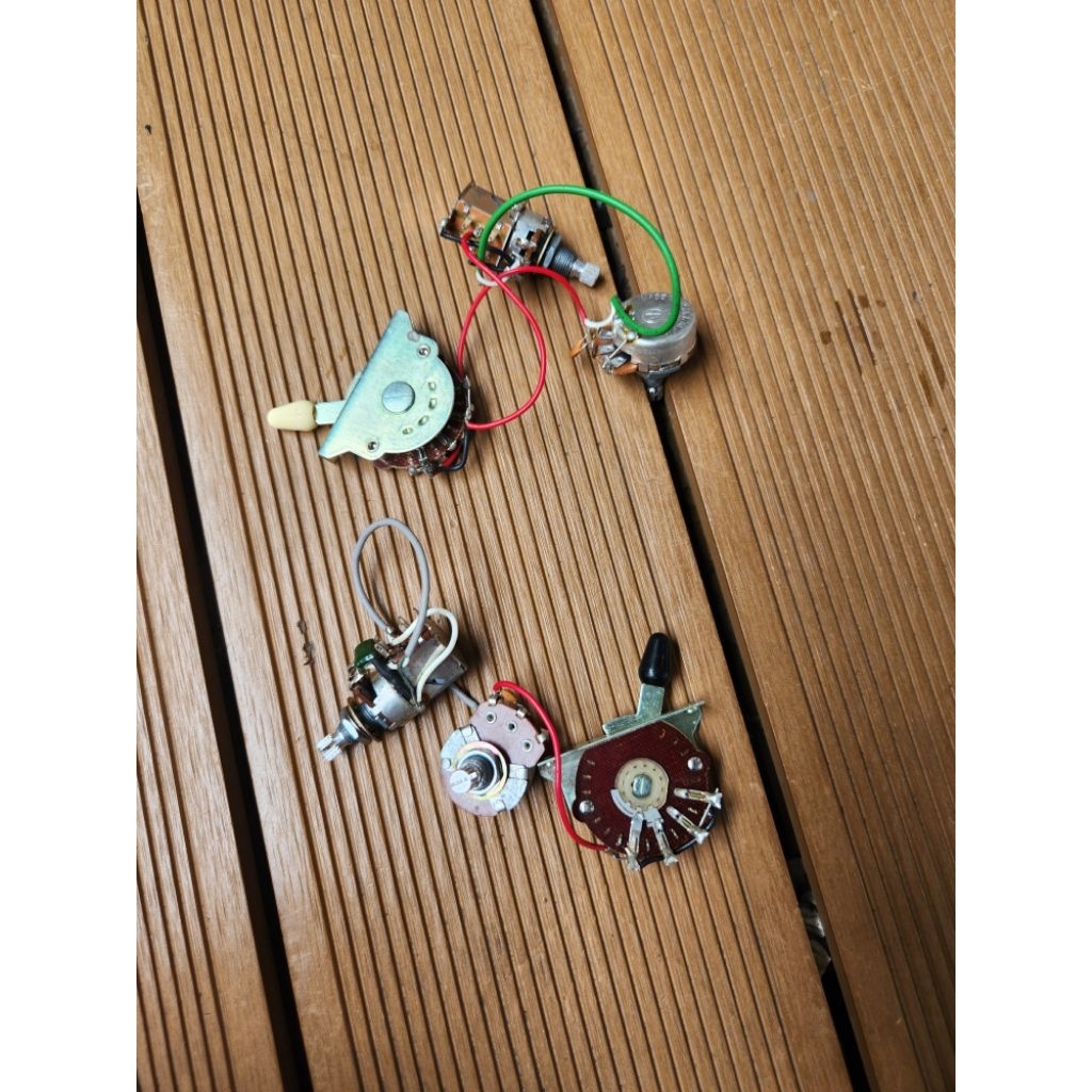 Pre Wiring Gitar PRS 1 Volume 1 Tone Pushpull 1 Switch 3 Way Oak Grigsby