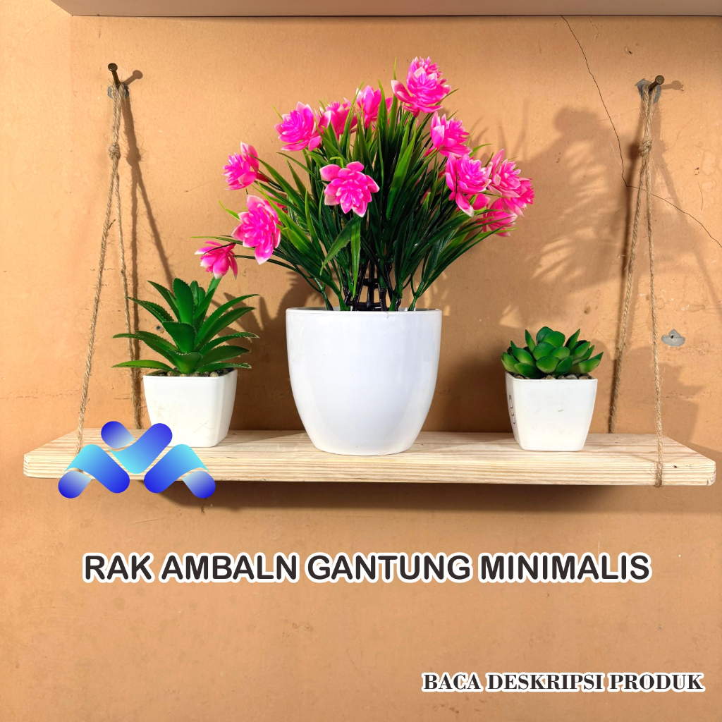 Rak Ambalan rak kayu Rak Minimalis Rak ambalan Gantung Rak gantung Bunga Rak Gantung Foto
