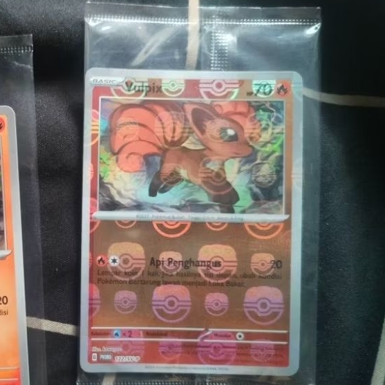 Pokemon TCG Indonesia 122/SV-P Vulpix Masterball Foil Promo (Sealed)
