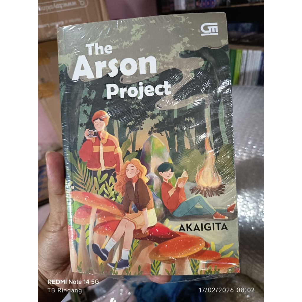 THE ARSON PROJECT. AKAIGITA. novel remaja. promo