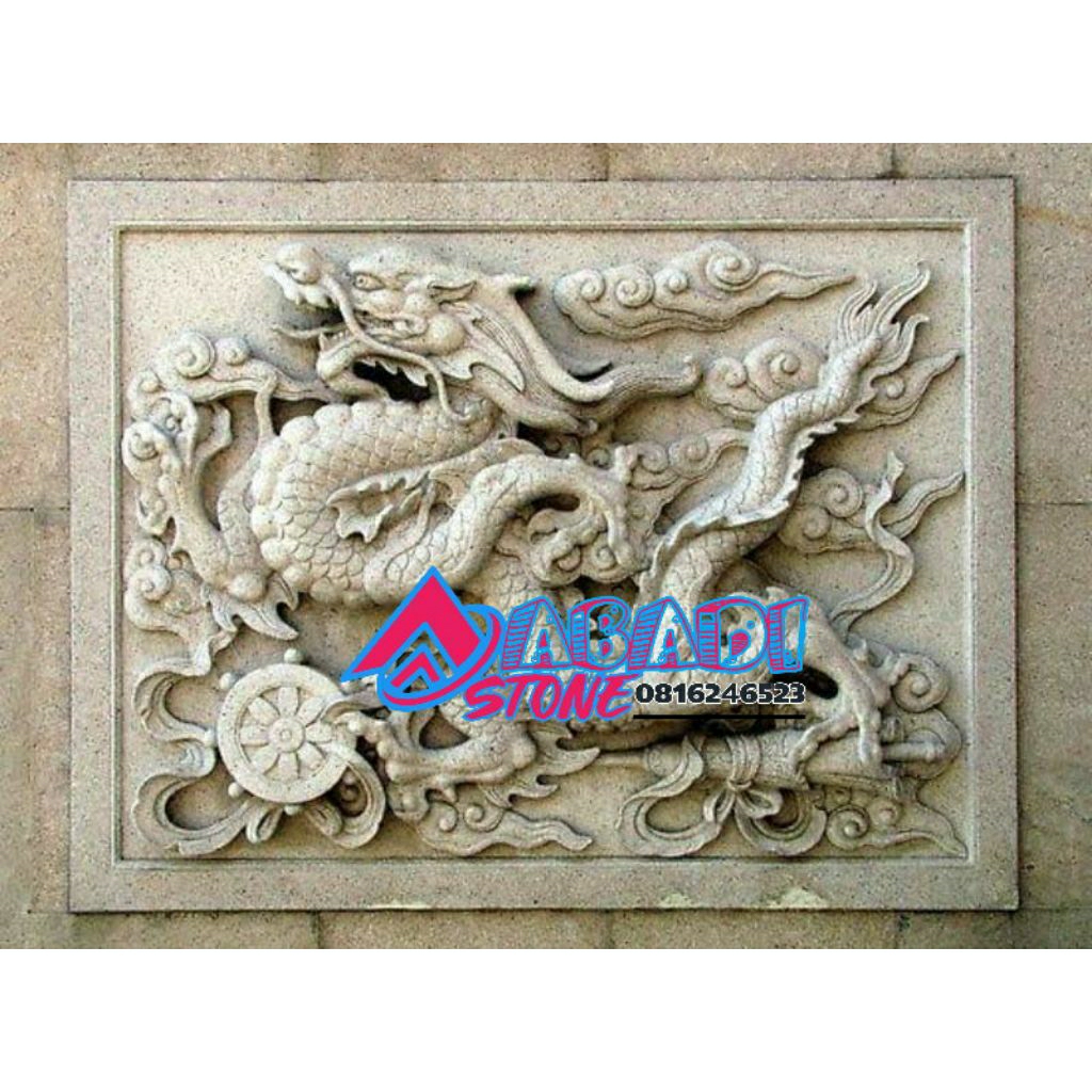 ukiran naga batu ukir batu alam dekorasi rumah