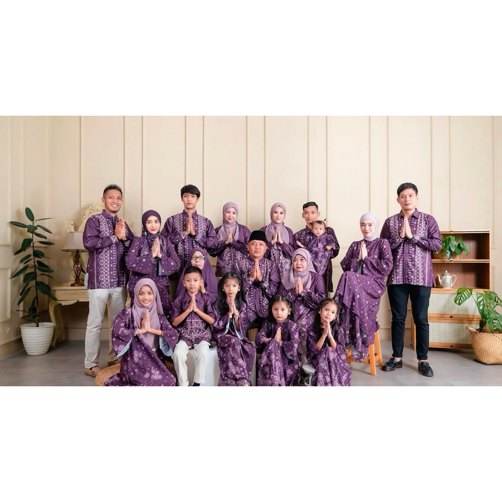 Family Set Shamia Madani Burgundy