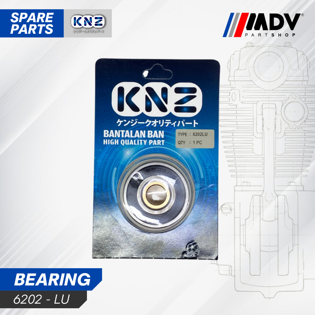BEARING 6202 - LU (BAK CVT) KNZ