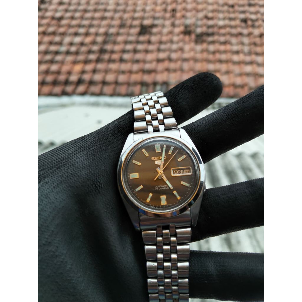 Seiko 5 automatic , seiko otomatis , jam tangan lawas , jam tangan vintage