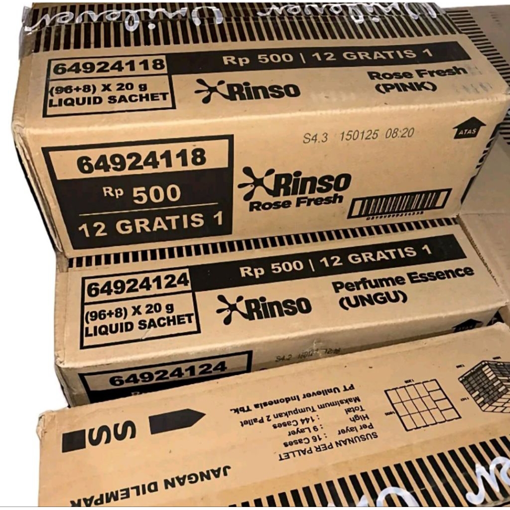 Rinso Anti Noda 20 Gram Sachet  1 dus 40.500