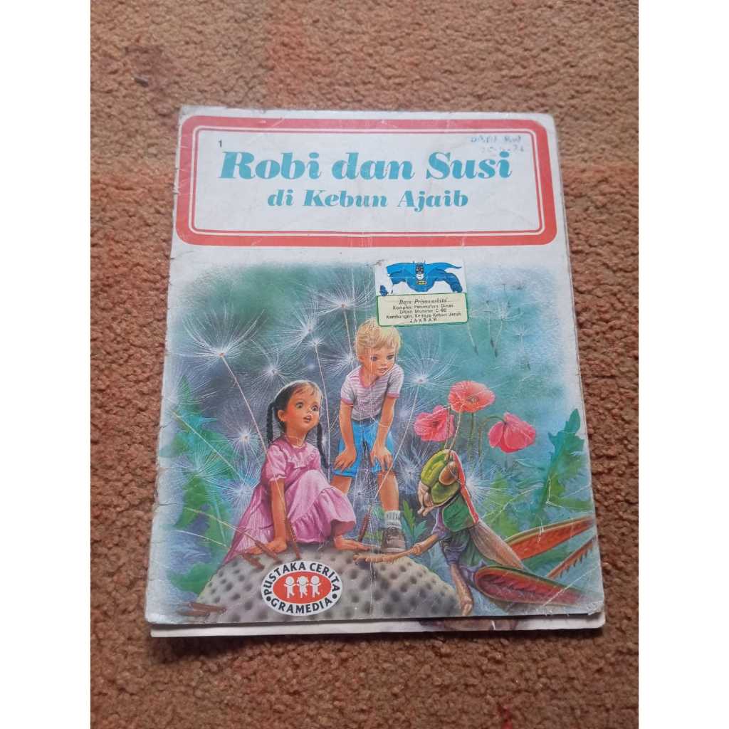 Komik Pustaka Cerita Robi Dan Susi di Kebun Ajaib