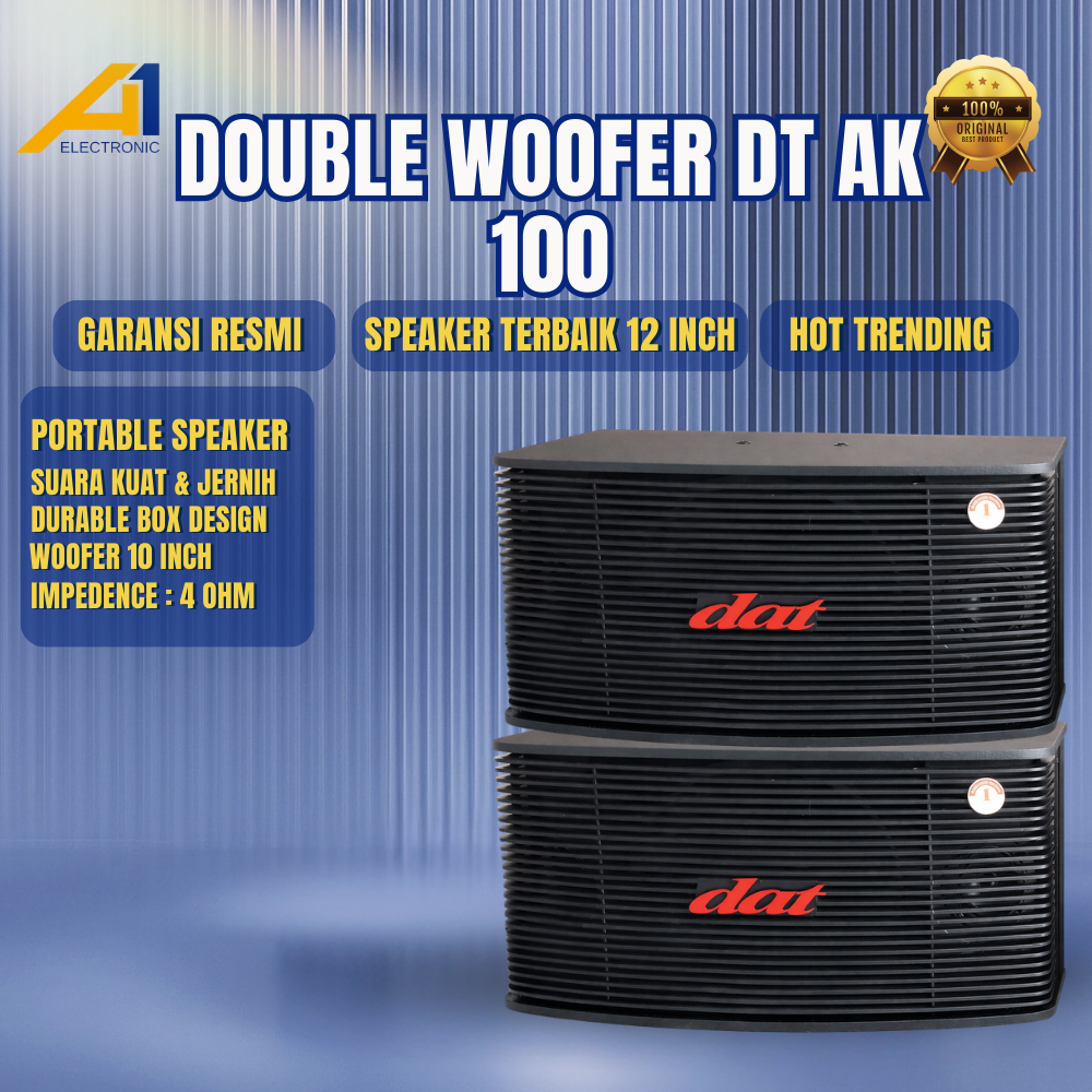 DAT Speaker Pasif, Amplifier, Standing Speaker Dan Subwoofer Aktif Mobil DSS 520X | AK 100 | CS 12 |