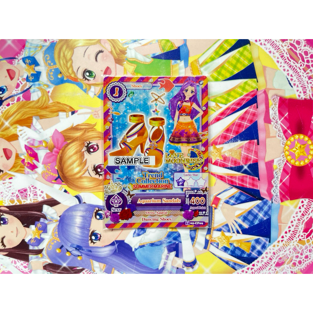 Kartu Aikatsu Sample Mesin Loli Gothic Vivid Kiss Nightmare Capricorn Resort Cancer Summer Marine Mu
