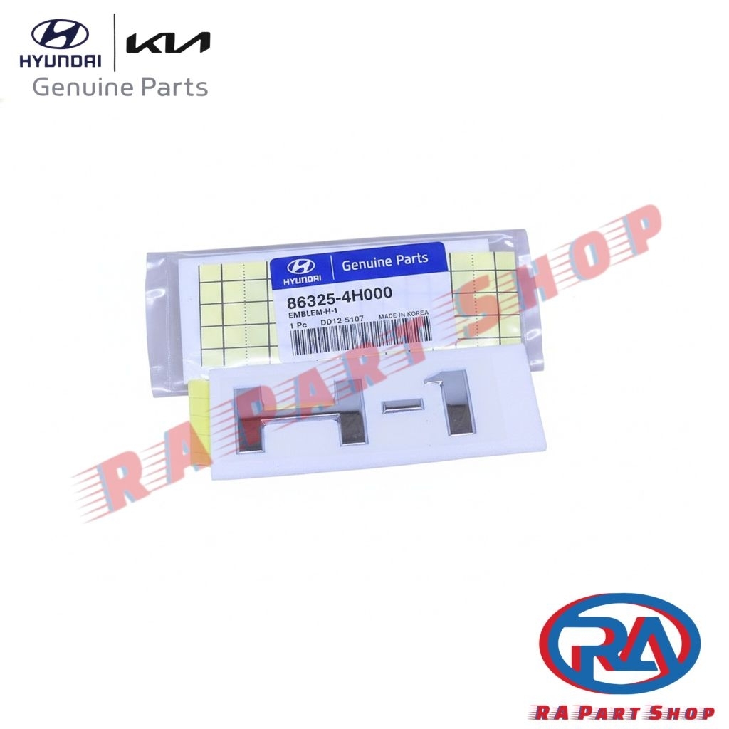 Emblem Tulisan H1 H-1 Ori Hyundai
