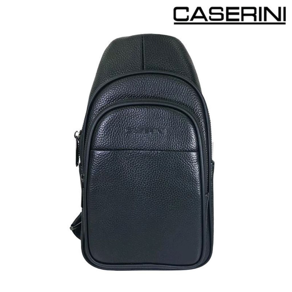 Caserini Shoulder Bag tas punggung pria bahan 100% kulit sapi asli CS286002-16