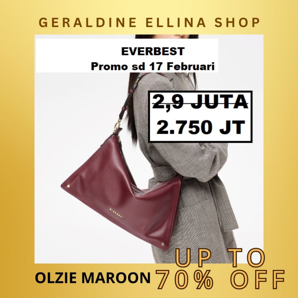 Tas wanita Everbest shoulder bag original SALE seri OLZIE