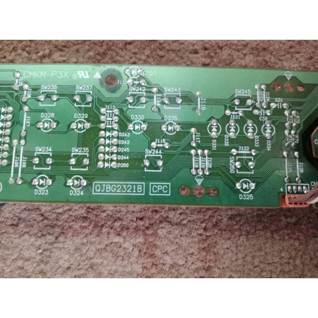 Papan Pcb CPC Keyboard TECHNICS KN-6000/KN-6500 Kondisi Normal