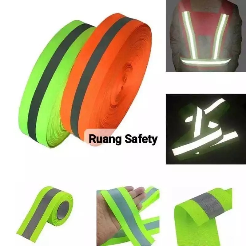 PITA SCOTLIGHT/SCOTLITE REFLEKTOR WEBBING 5CM HARGA PERMETER