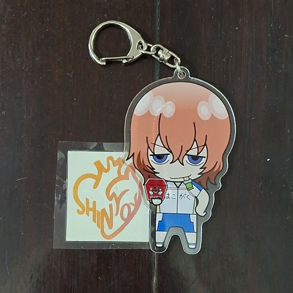 Yowamushi pedal grande road hayato shinkai acrylic keychain
