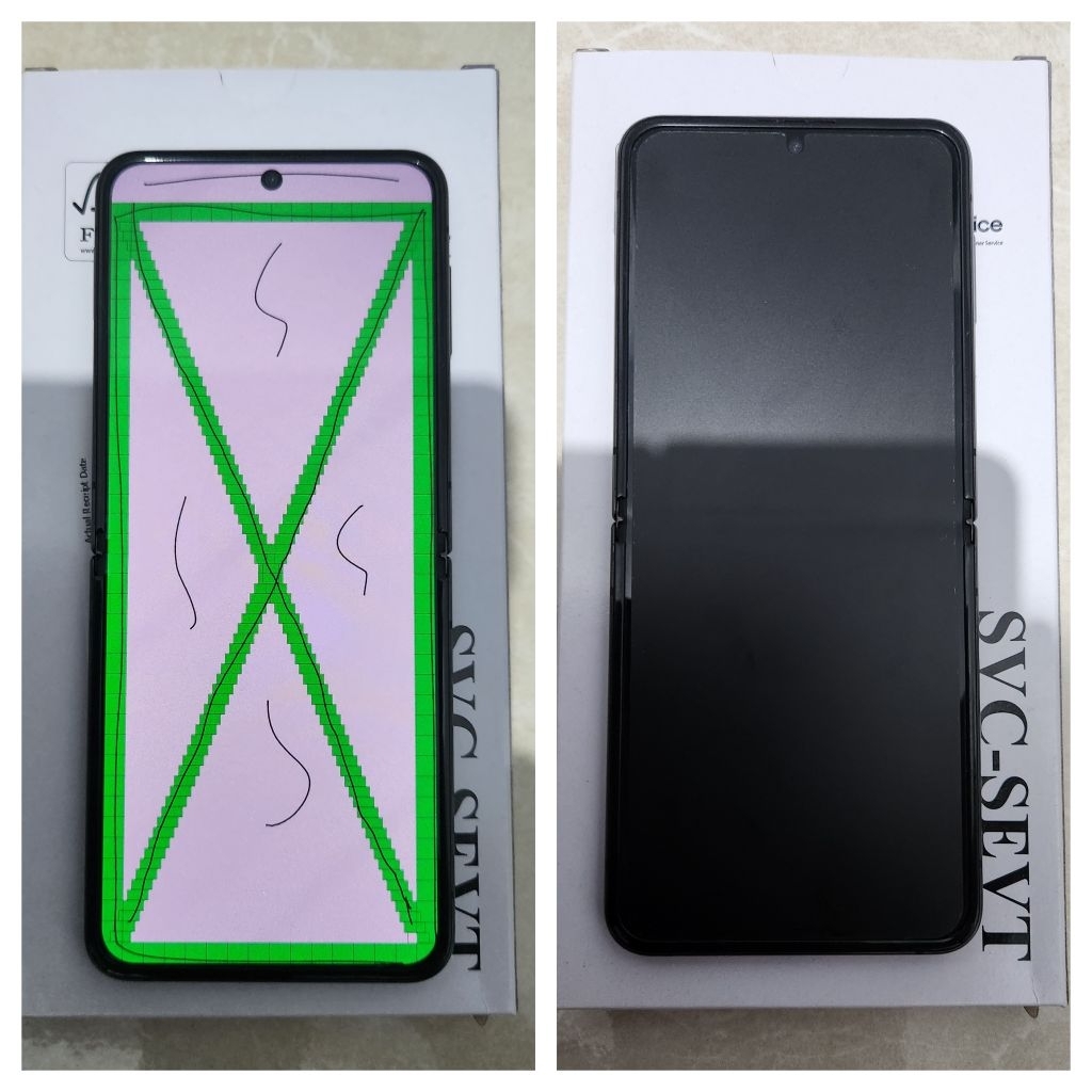 Lcd samsung z flip 4 ori