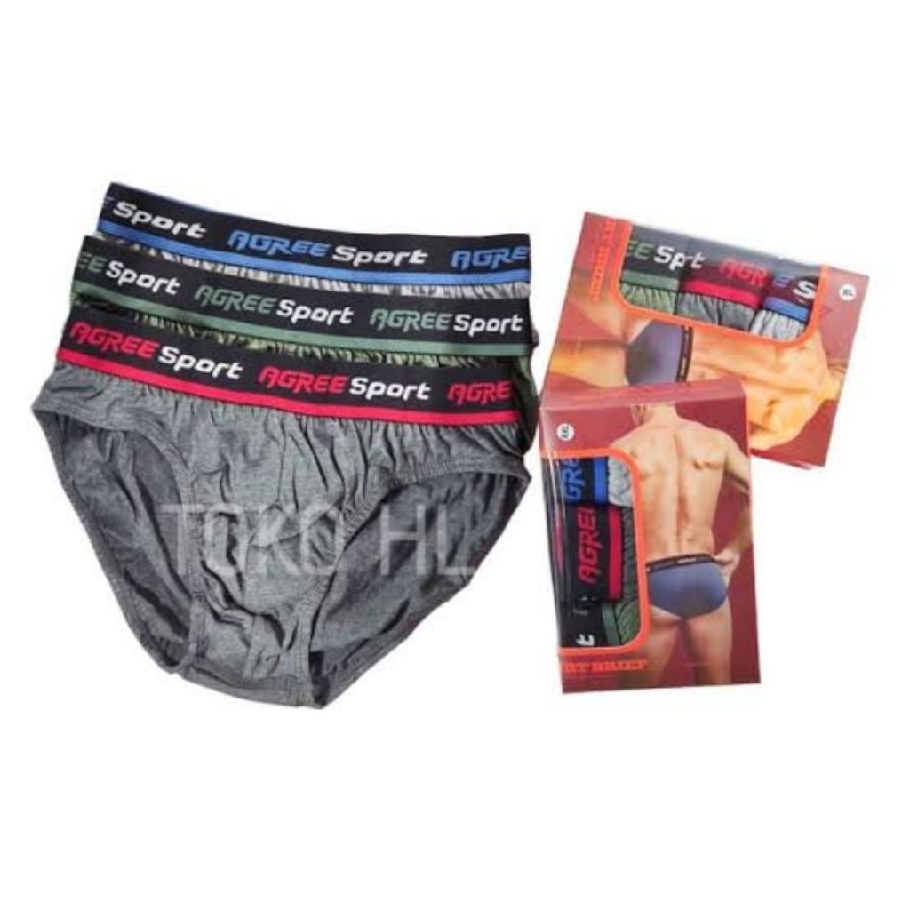 celana dalam pria dewasa Agree M L XL XXL/ celana dalam Agree sport M L XL XXL/agree sport 2311/