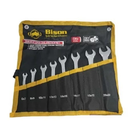 Kunci Pas Ring 1 SET 11pcs 8-24mm BISON / Kunci Ring Pas 11 pcs Set 8-24mm - Combination Wrench Set 