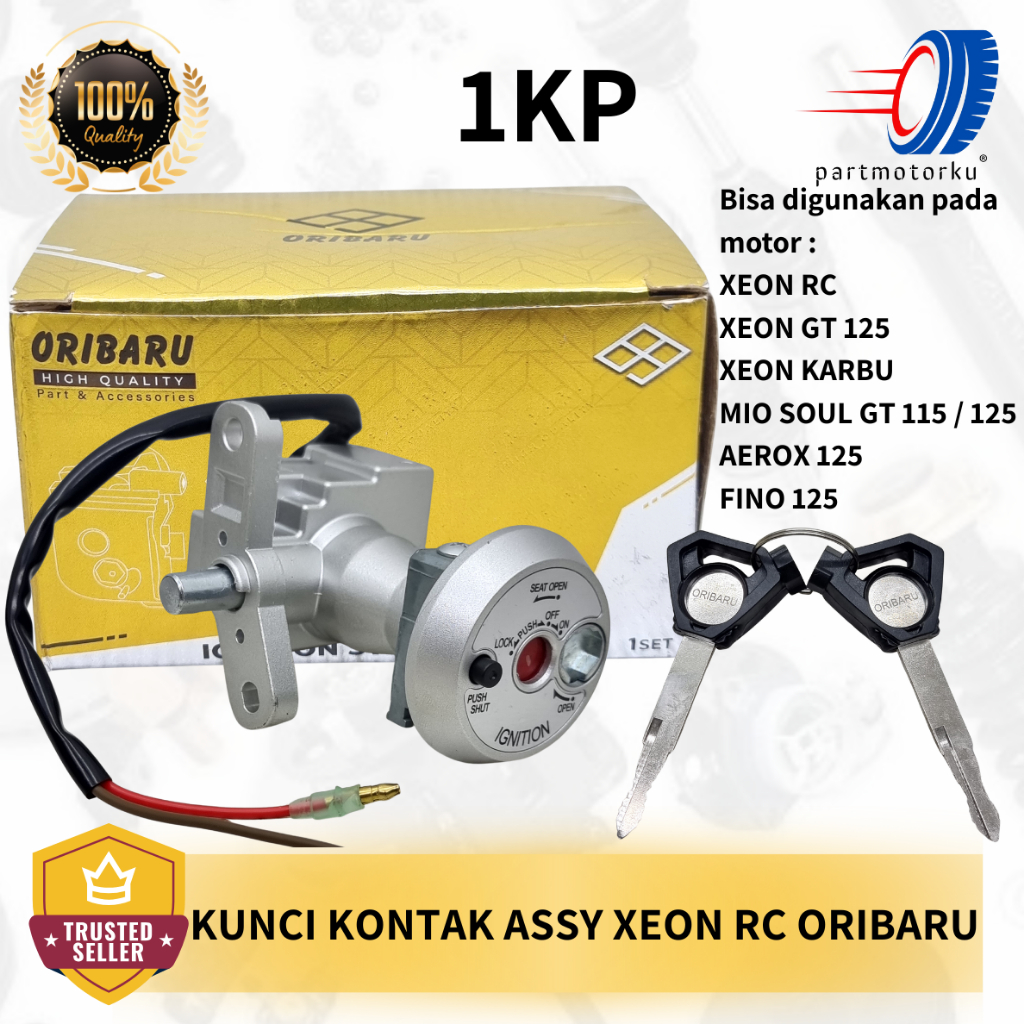 KUNCI KONTAK ASSY KUNCI KONTAK SET KOMPLIT XEON RC / XEON GT 125 / XEON KARBU / MIO SOUL GT 115 / 12