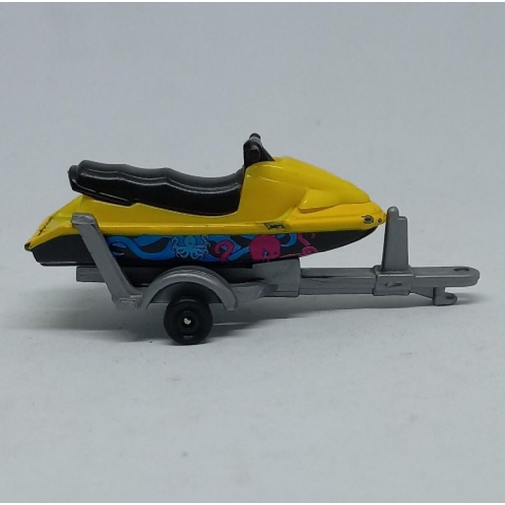 matchbox watercraft with trailer anhang gandengan jetski loose diecast no mulus (t)