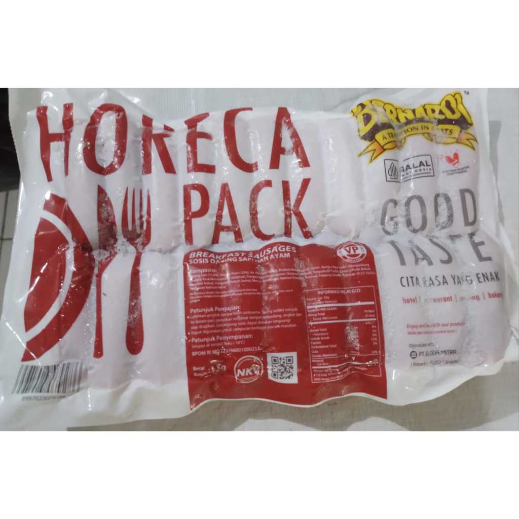 Bernardi Horeca Sosis VP Merah 1000 Gr