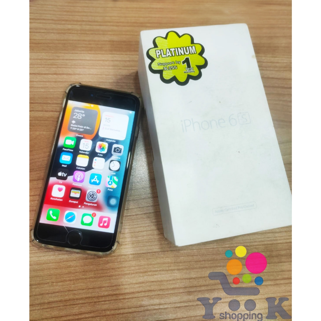 Hp Second Original Iphone 6S Inter Penyimpanan 64 GB / Handphone Second